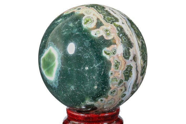 Unique Ocean Jasper Sphere - Madagascar #168662